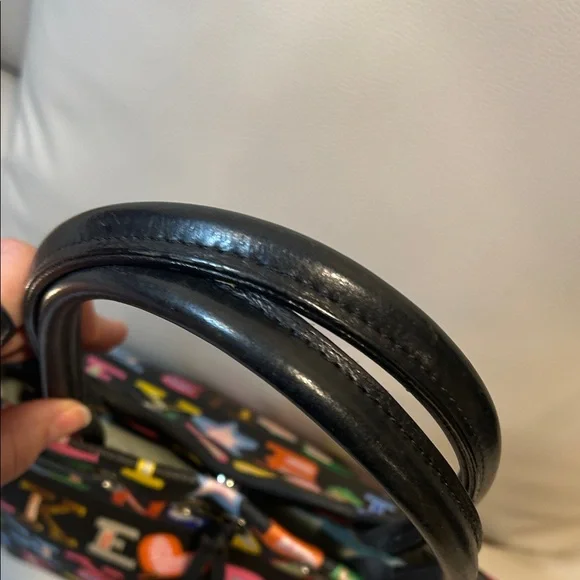 Dooney & Bourke Retro Graffica Tassel Satchel - Picture 5 of 14